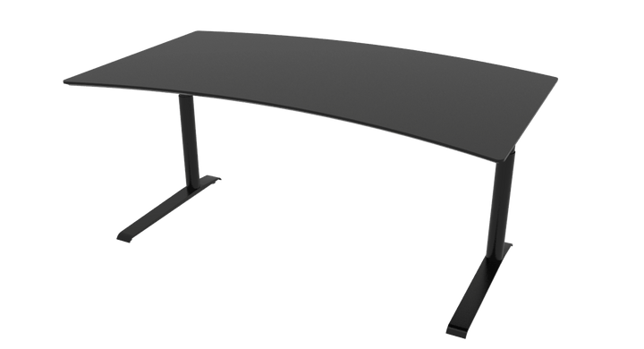 Quadro el-skrivebord til kontor og erhverv fra Cube Design 