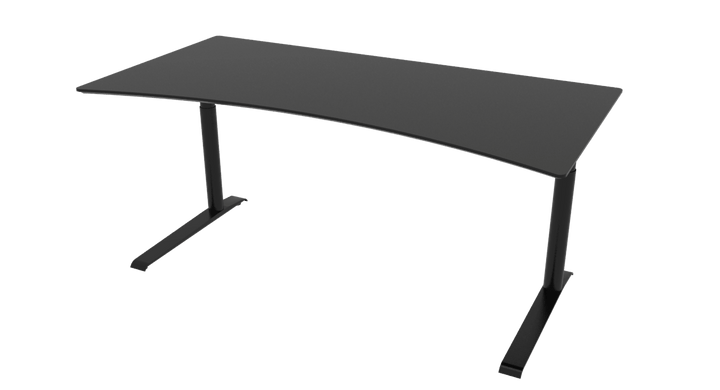 Quadro el-skrivebord til kontor og erhverv fra Cube Design 