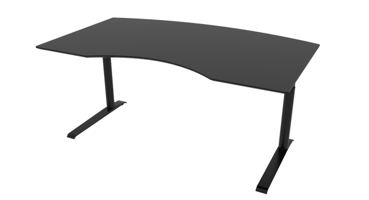 Quadro el-skrivebord til kontor og erhverv fra Cube Design 