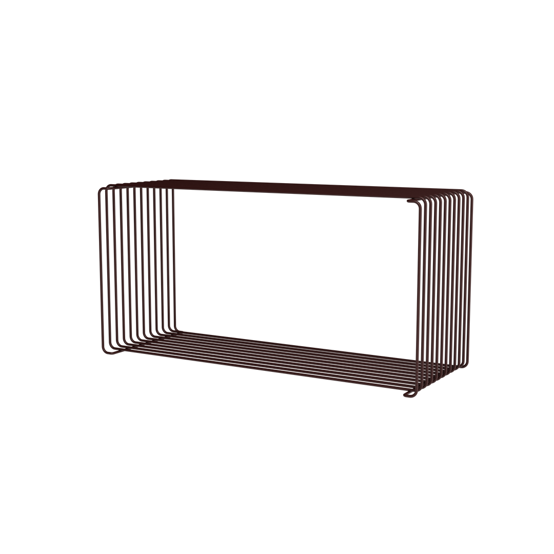 Panton Wire extended designet af Verner Panton fra Montana i Black red, bordeaux, burgundy