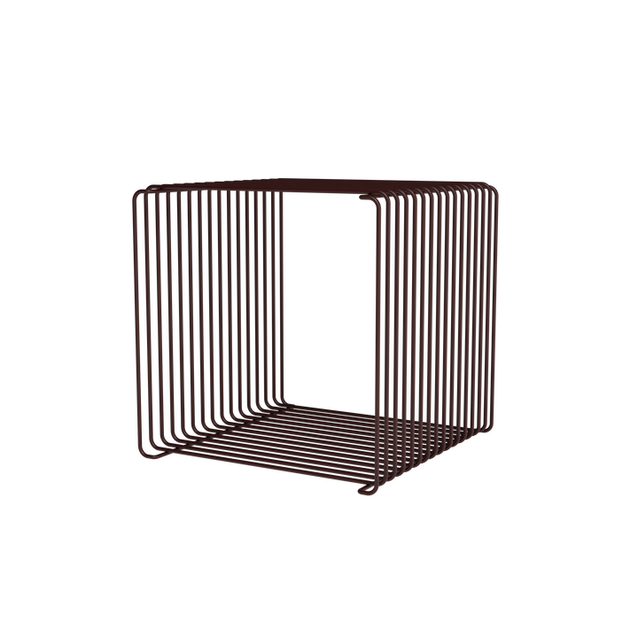 Panton Wire single fra Montana designet af Verner Panton i farven Black red