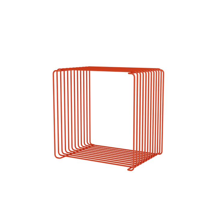 Panton Wire single fra Montana designet af Verner Panton i farven rosehip