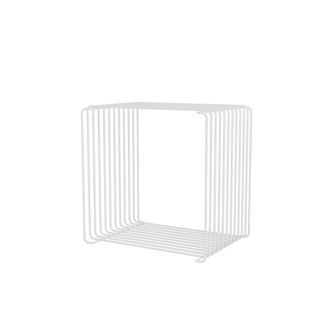 Panton Wire single fra Montana designet af Verner Panton i farven Snow, hvid