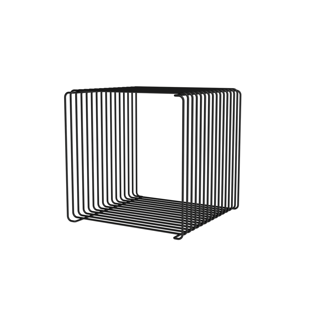 Panton Wire single fra Montana designet af Verner Panton i farven sort