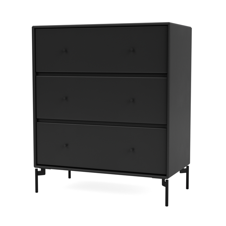 Carry kommode med ben fra Montana Selection i farven Black