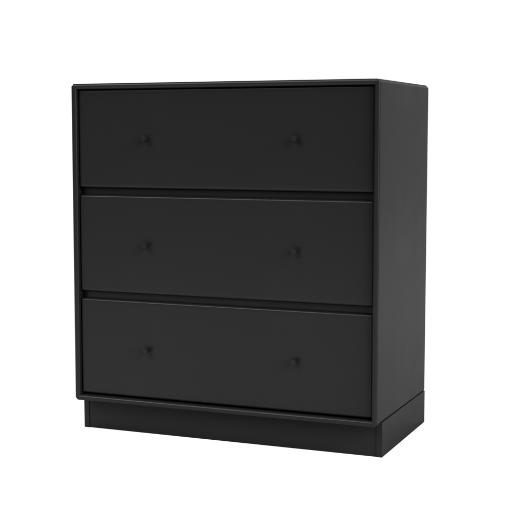Carry kommode med sokkel fra Montana Selection i farven Black