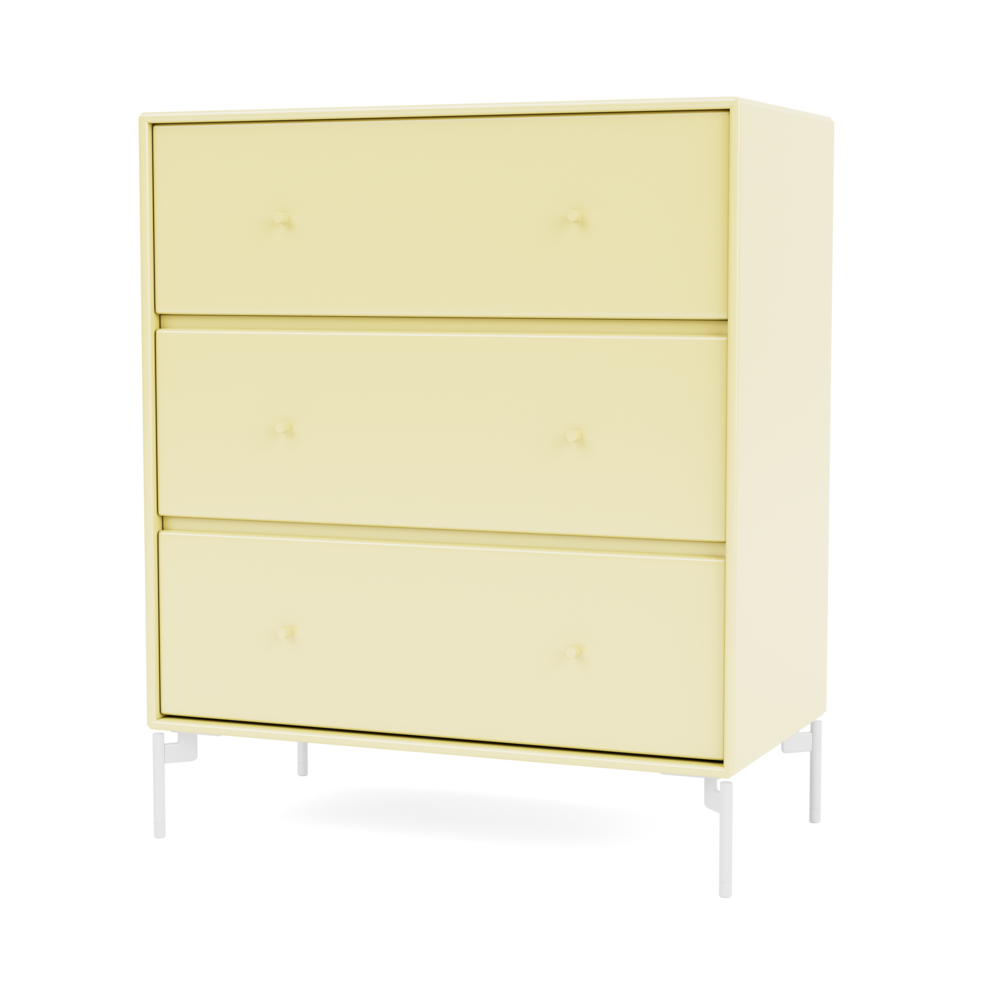 Carry kommode med ben fra Montana Selection i farven Camomile