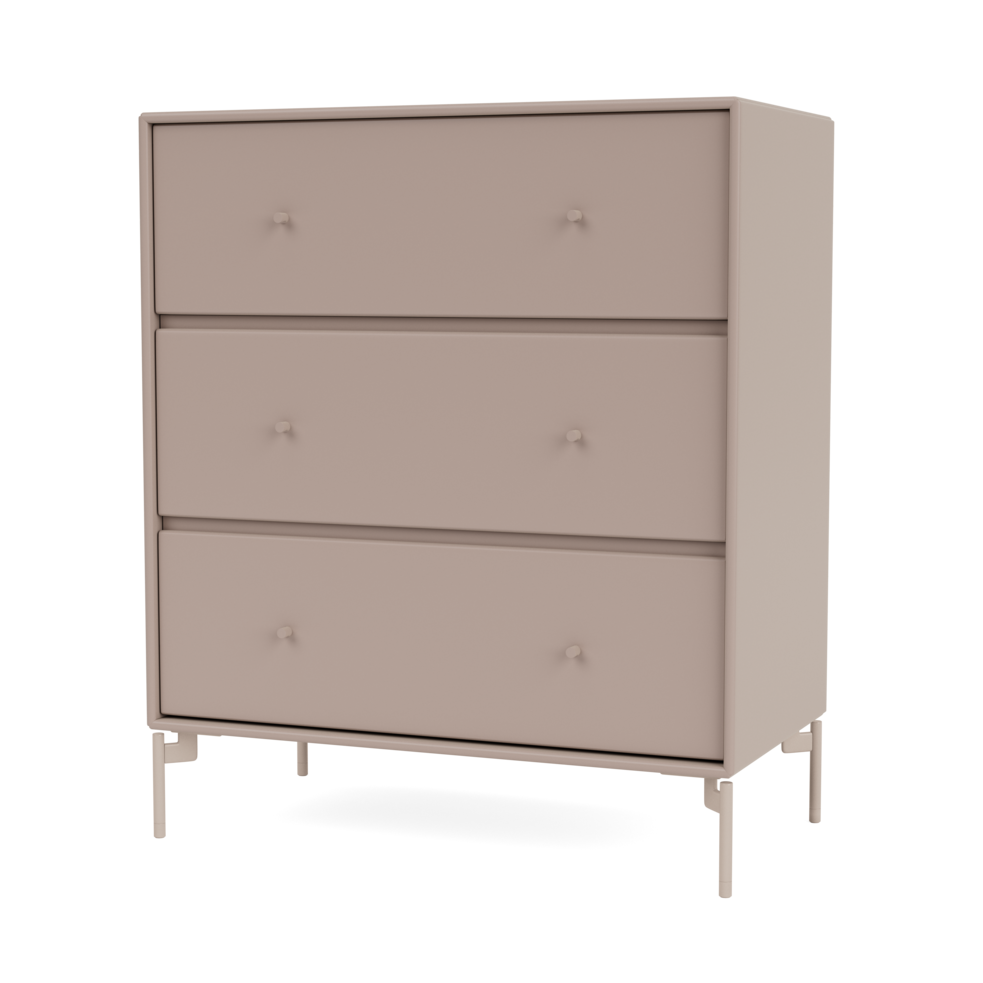 Carry kommode med ben fra Montana Selection i farven Mushroom