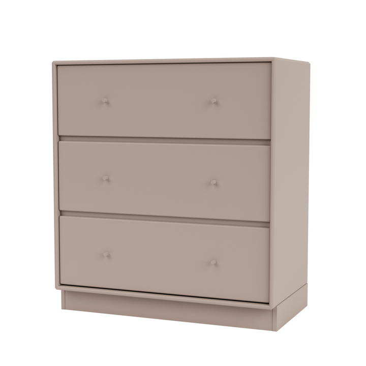 Carry kommode med sokkel fra Montana Selection i farven Mushroom