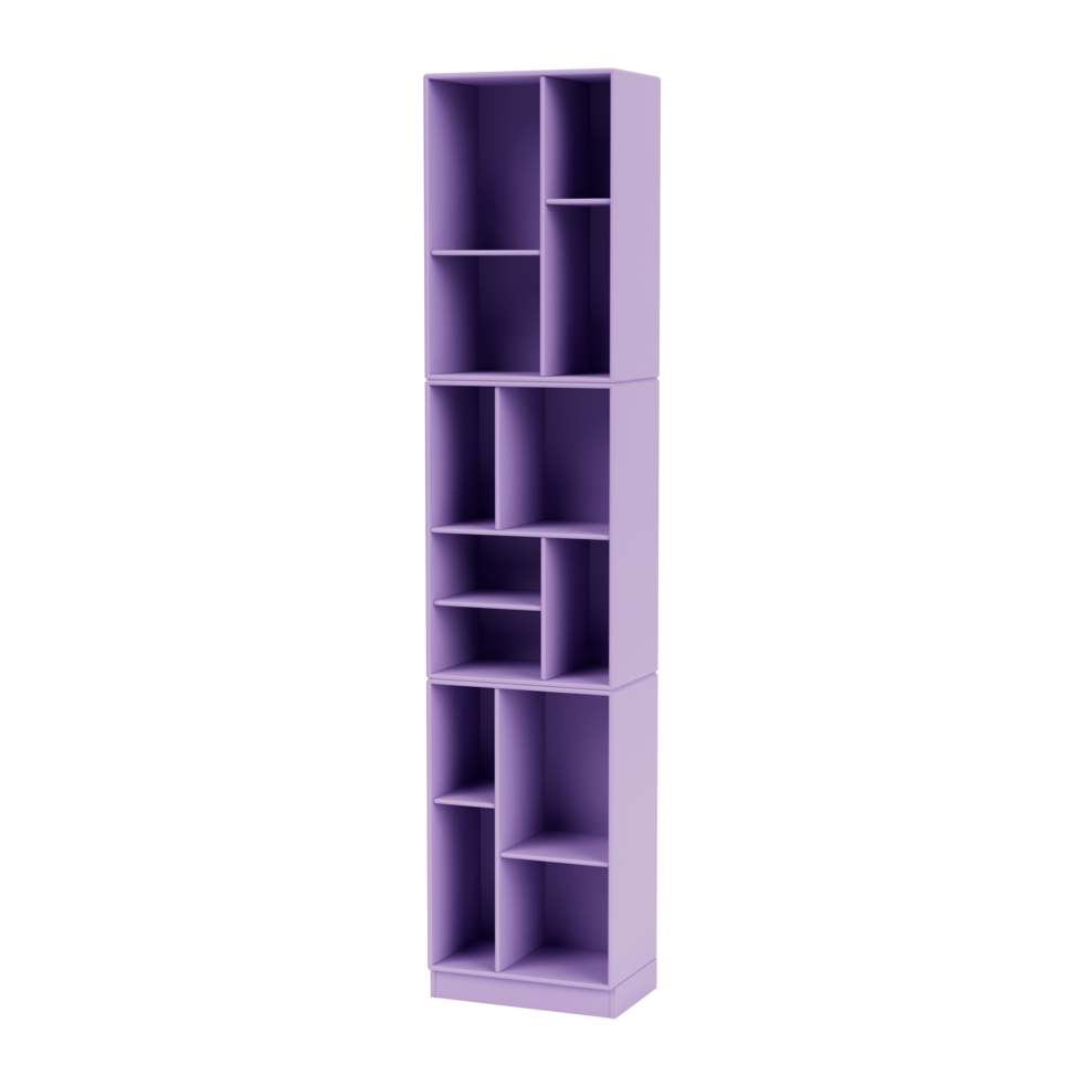 LOOM smal bogreol fra Montana Selection i farven Iris