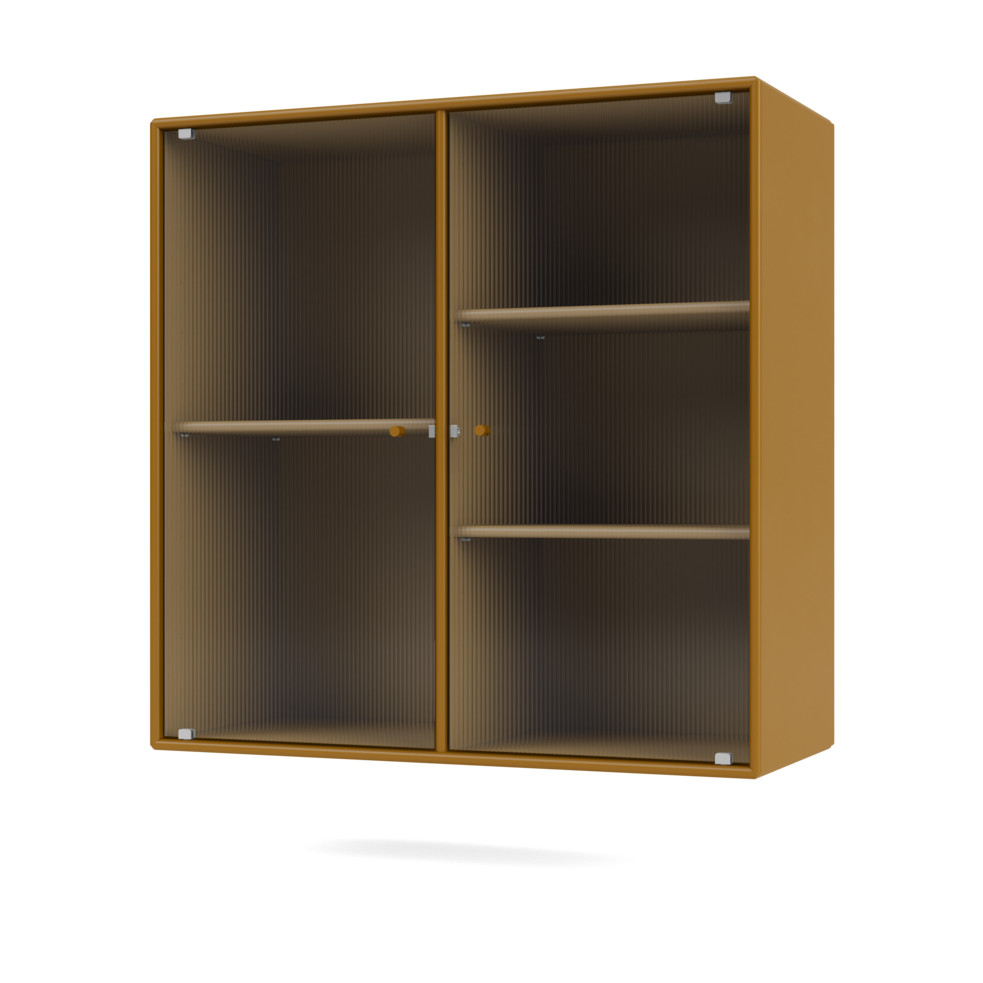 Ripple II vitrine eller overskab fra Montana Selection i farven Amber