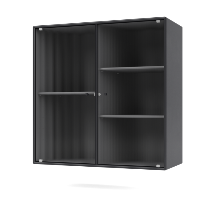 Ripple II vitrine eller overskab fra Montana Selection i farven Anthracite
