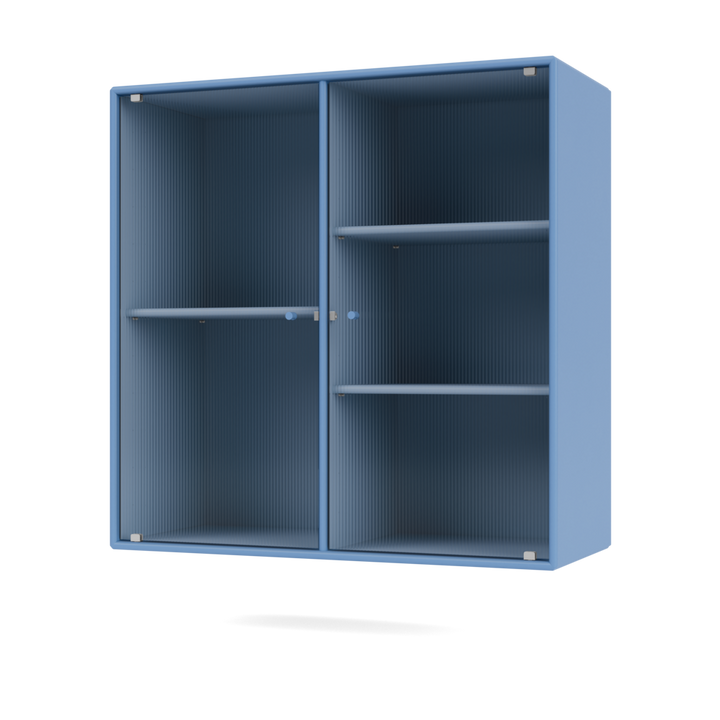 Ripple II vitrine eller overskab fra Montana Selection i farven Azure