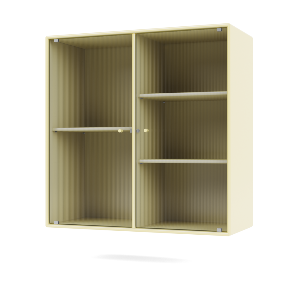 Ripple II vitrine eller overskab fra Montana Selection i farven Camomile