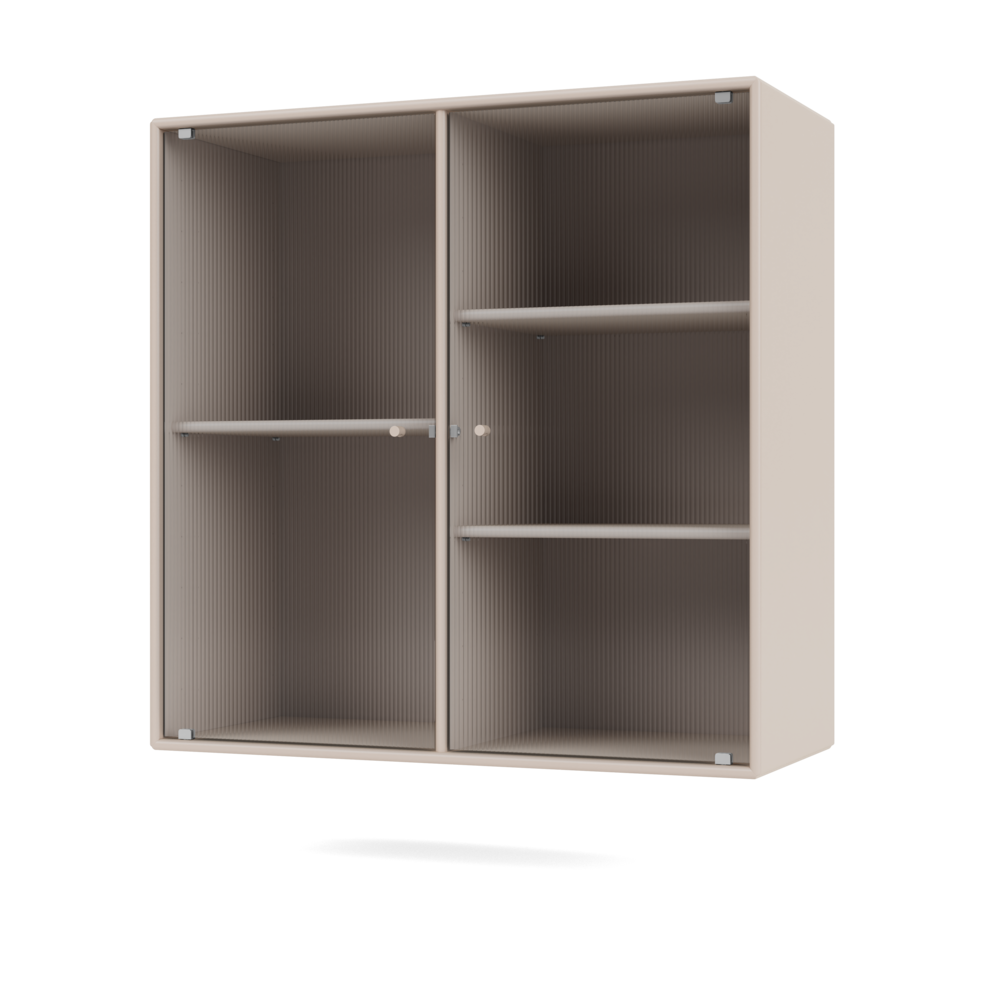 Ripple II vitrine eller overskab fra Montana Selection i farven Clay