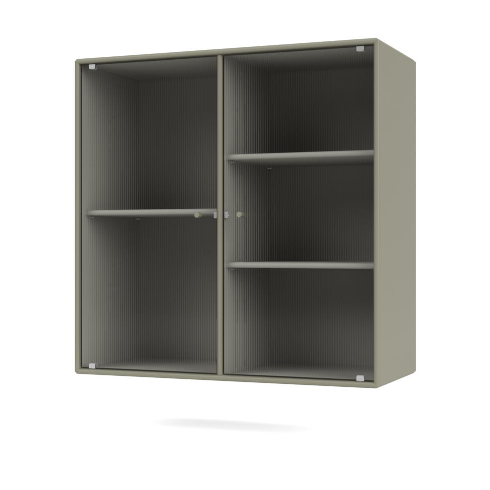 Ripple II vitrine eller overskab fra Montana Selection i farven Fennel