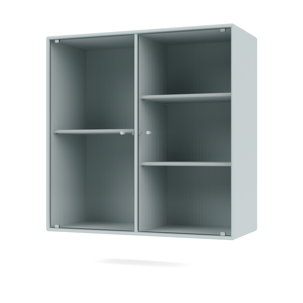 Ripple II vitrine eller overskab fra Montana Selection i farven Flint