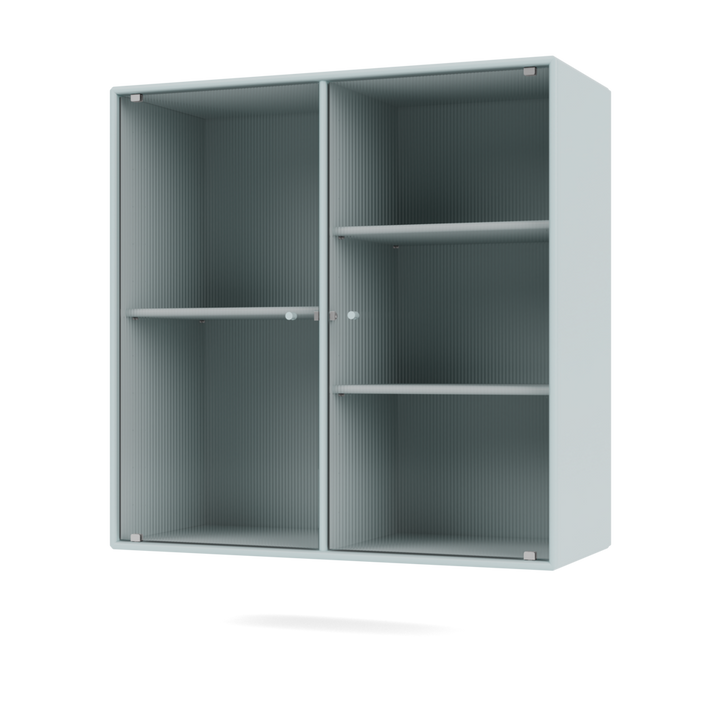 Ripple II vitrine eller overskab fra Montana Selection i farven Flint