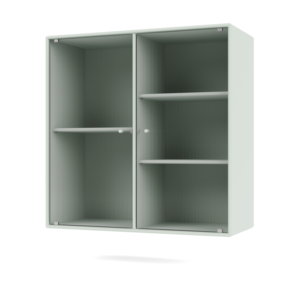 Ripple II vitrine eller overskab fra Montana Selection i farven Mist
