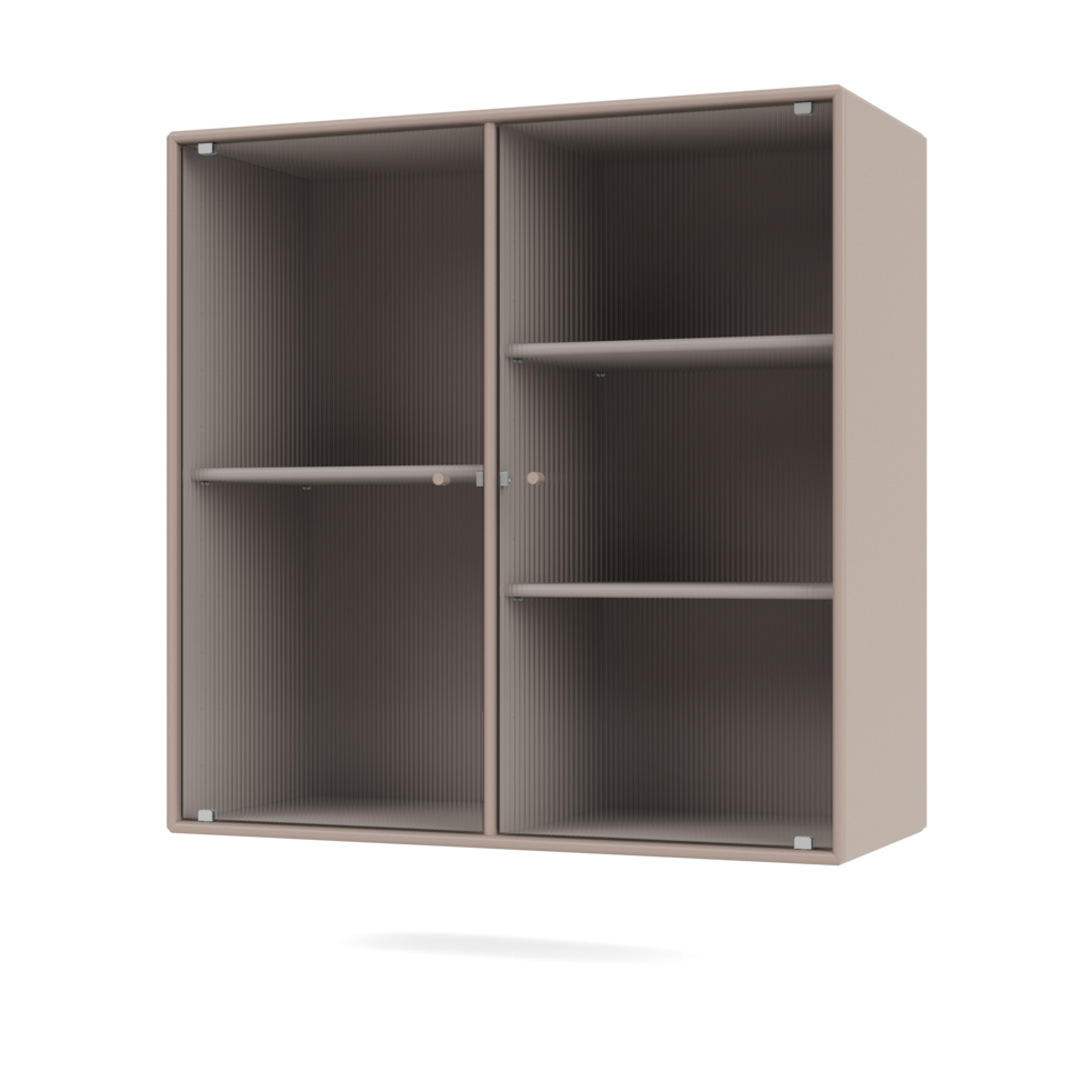 Ripple II vitrine eller overskab fra Montana Selection i farven Mushroom