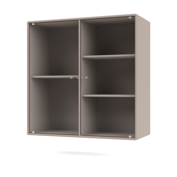 Ripple II vitrine eller overskab fra Montana Selection i farven Mushroom