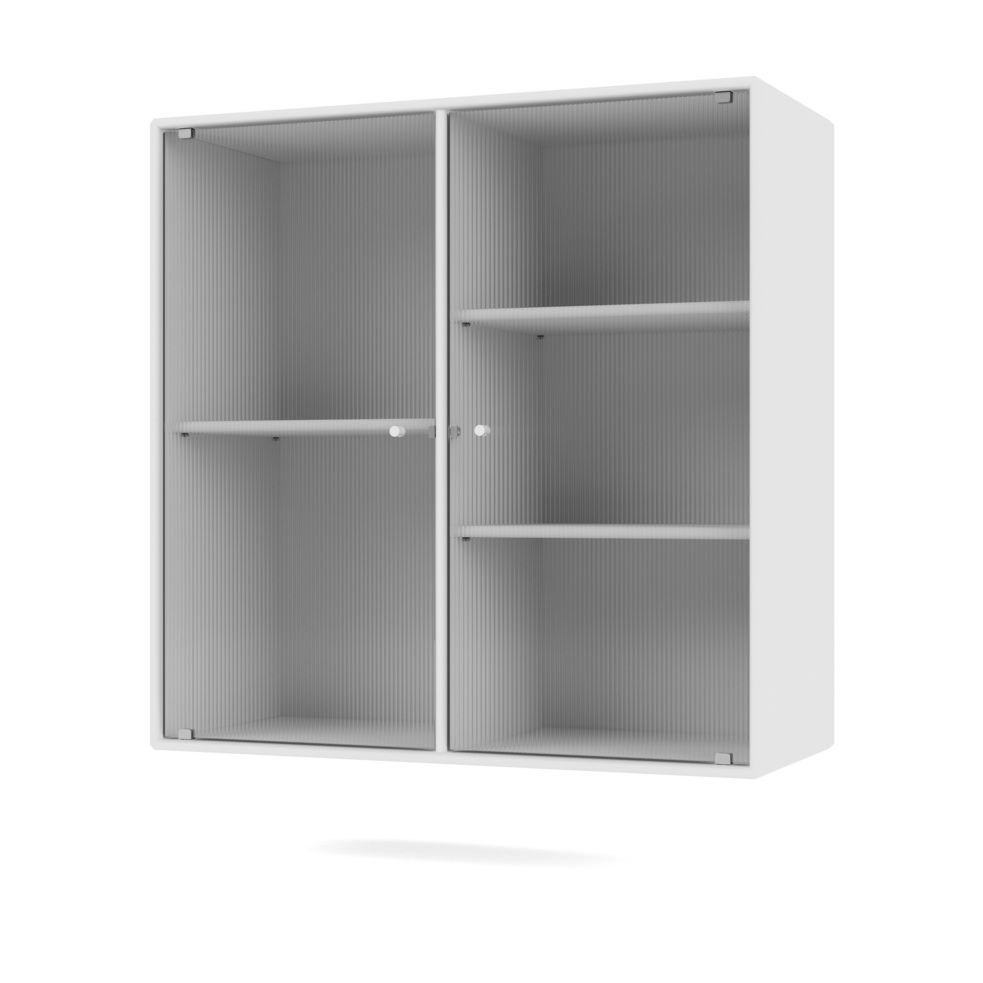 Ripple II vitrine eller overskab fra Montana Selection i farven New White