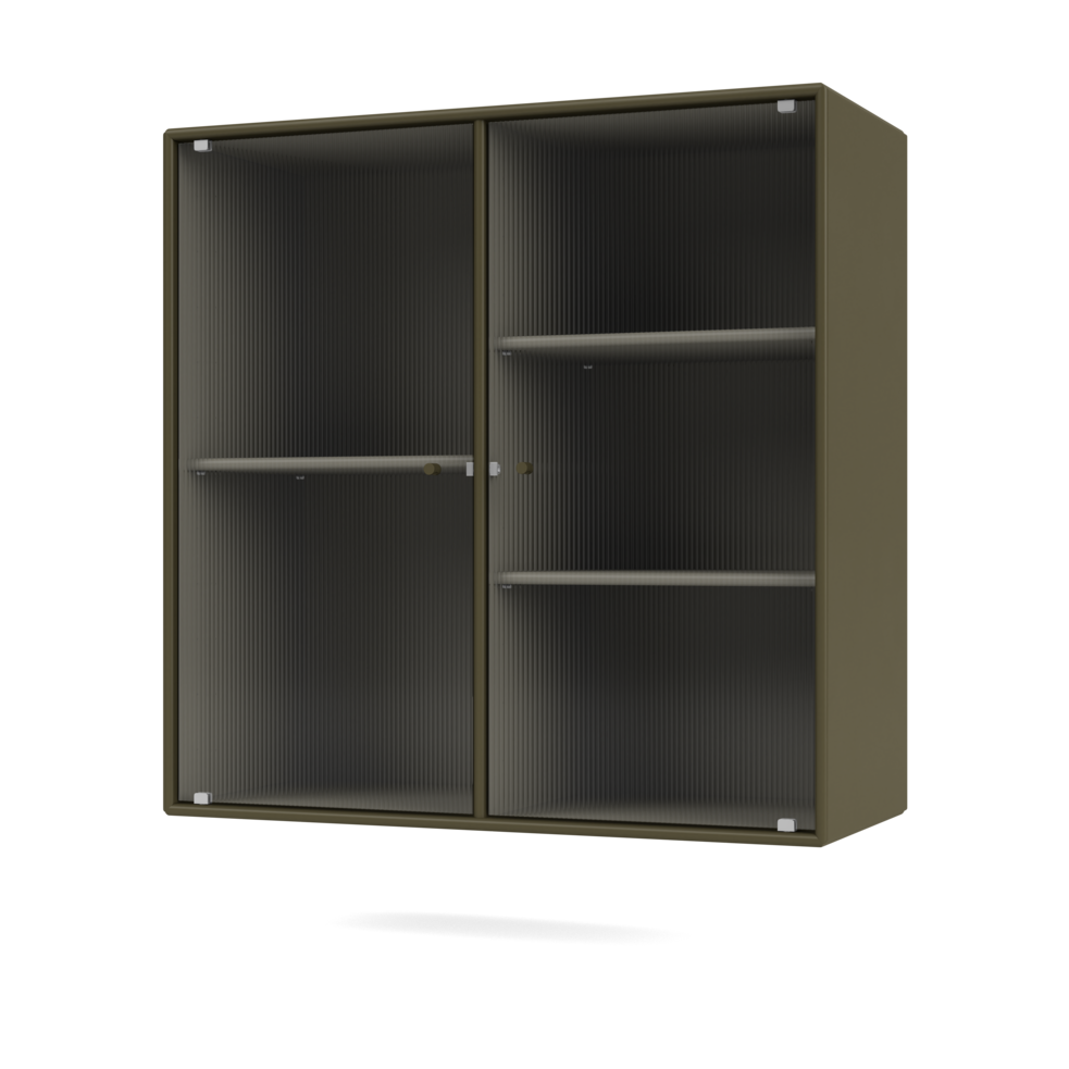 Ripple II vitrine eller overskab fra Montana Selection i farven Oregano