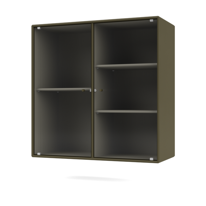 Ripple II vitrine eller overskab fra Montana Selection i farven Oregano