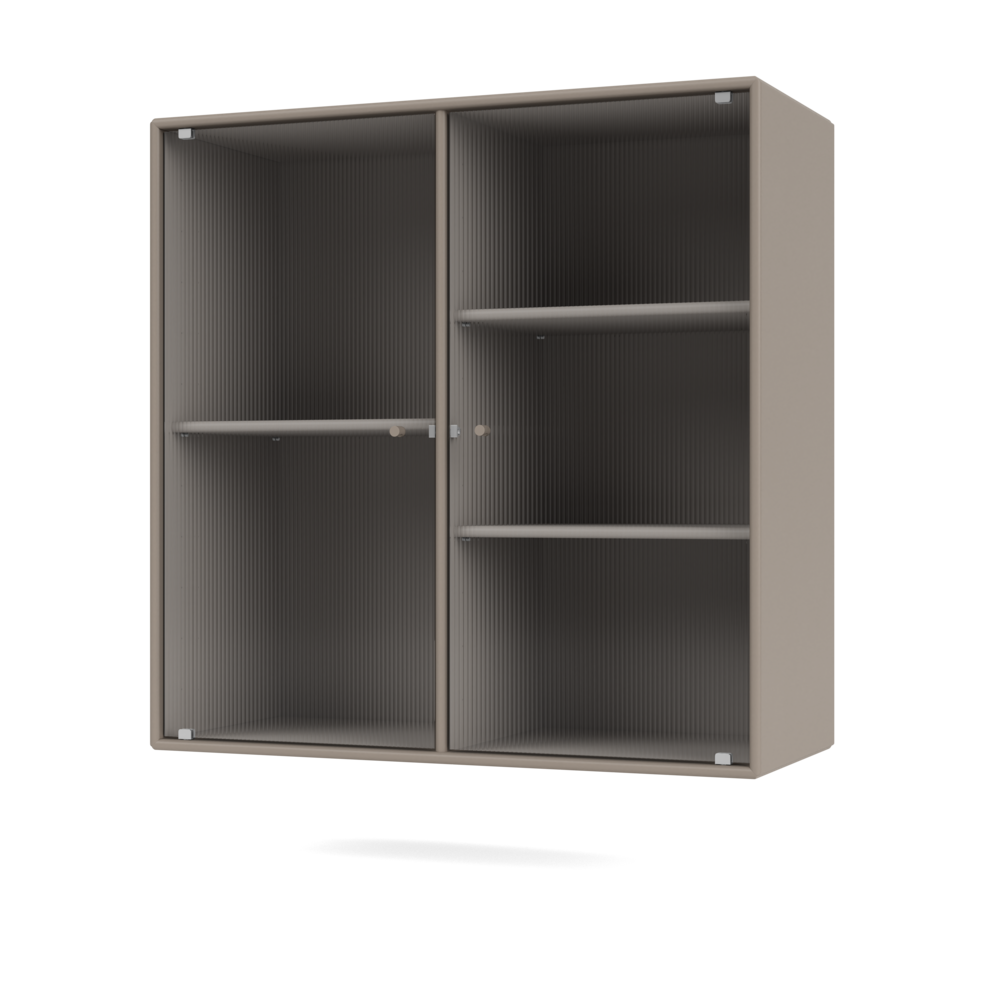 Ripple II vitrine eller overskab fra Montana Selection i farven Truffle