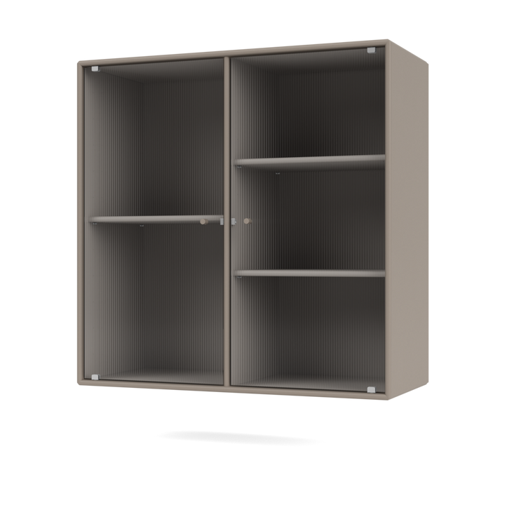 Ripple II vitrine eller overskab fra Montana Selection i farven Truffle