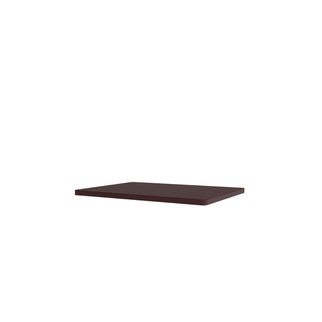 Topplade i black mdf fra Montana designet af Verner Panton til wire single