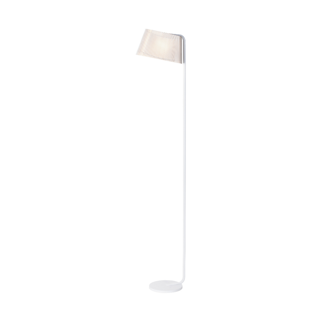 Owalo 7010 gulvlampe fra Secto Design i hvid