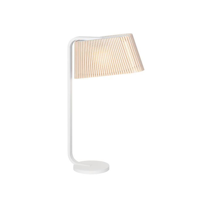 Owalo 7020 bordlampe fra Secto Design i birk