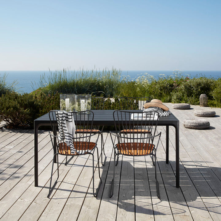 Four havebord i aluminium