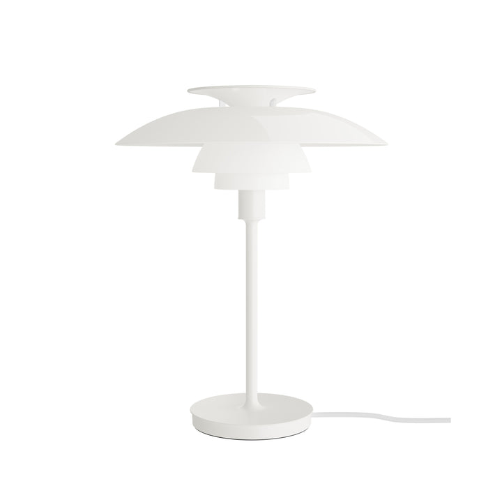 PH 80 Bordlampe – Tidløst Design af Poul Henningsen for Louis Poulsen hvid