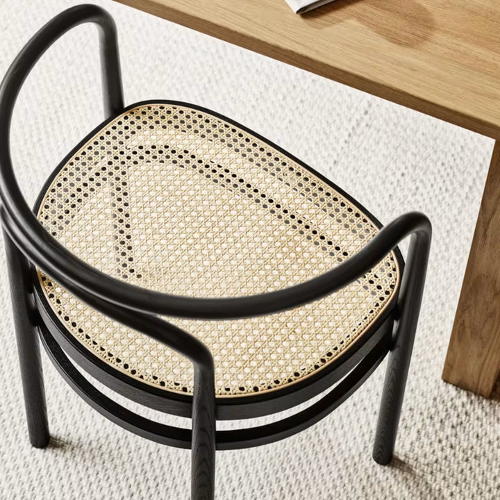 PK15 armchair af Poul Kjærholm for Fritz Hansen i sort closeup