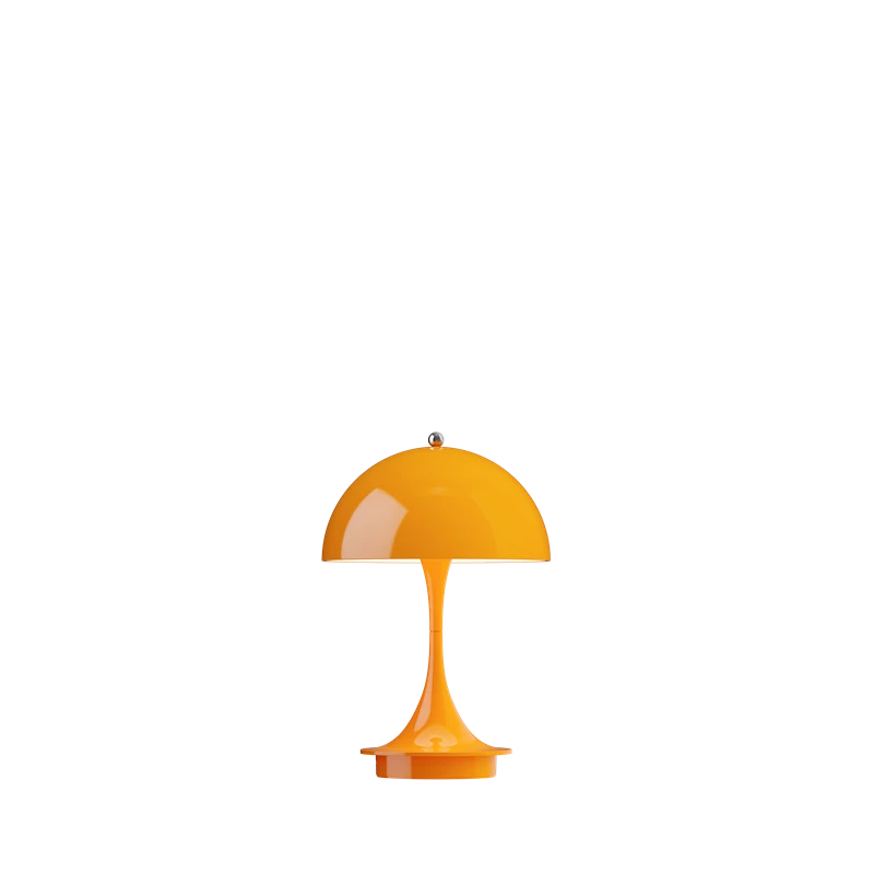 160 portable bordlampe fra Louis Poulsen i orange