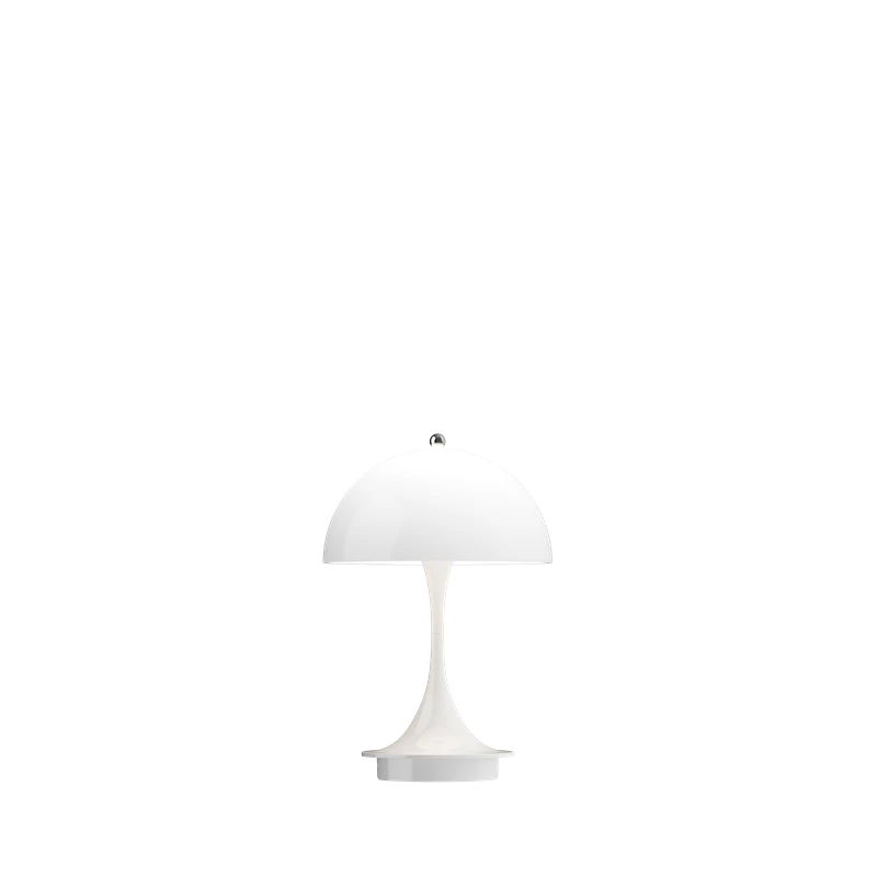 250 panthella portable bordlampe fra Louis Poulsen i hvid