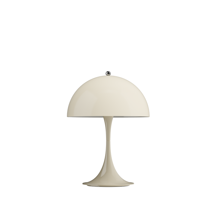 Panthella 250 portable bordlampe opal beige fra Louis Poulsen