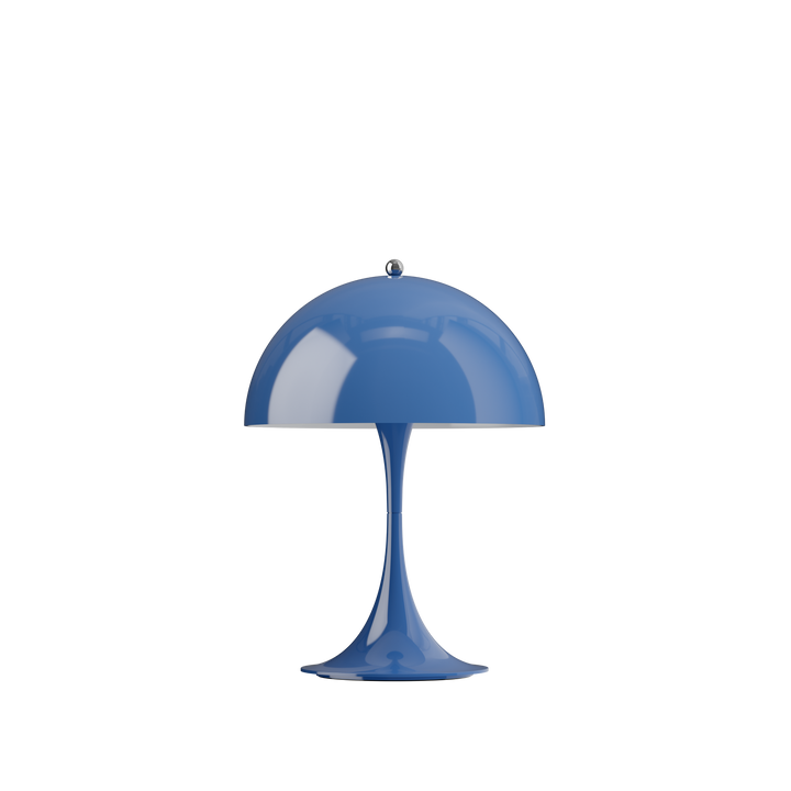 Panthella 250 portable bordlampe opaque indigo blue fra Louis Poulsen