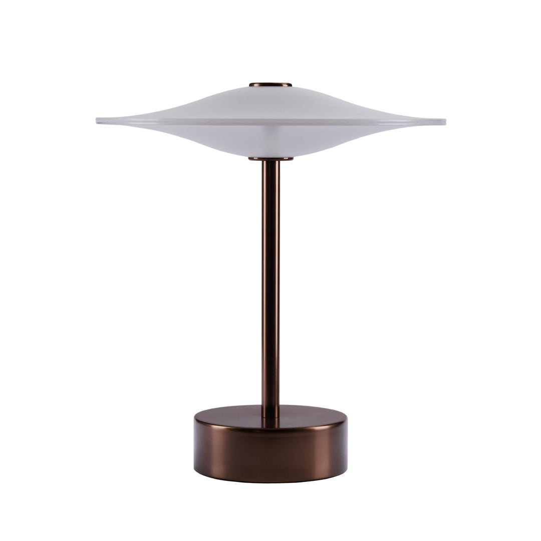 Sinus Portable bordlampe fra Piet Hein i bronze