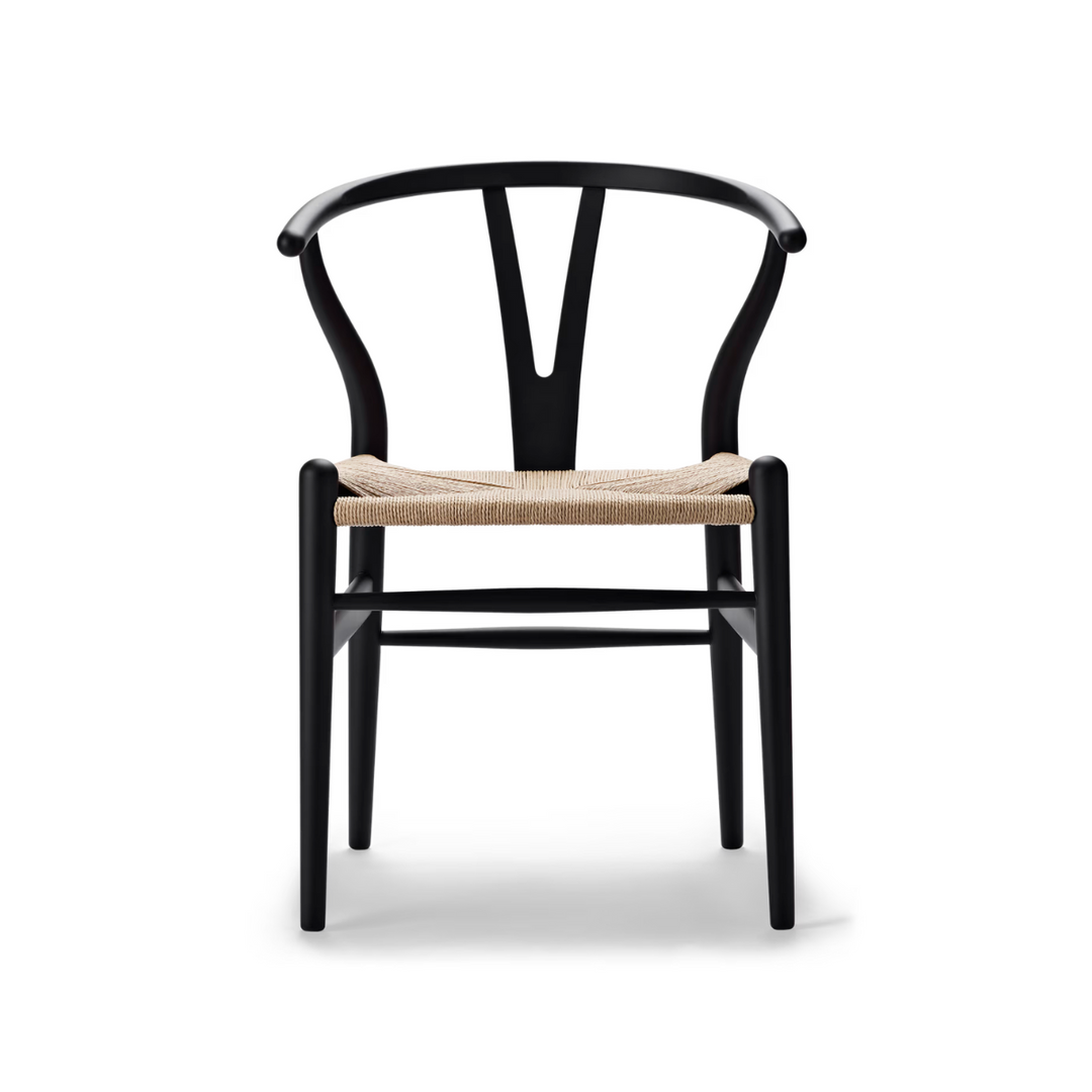 CH24 Y-stol softmalet, naturflet, soft black