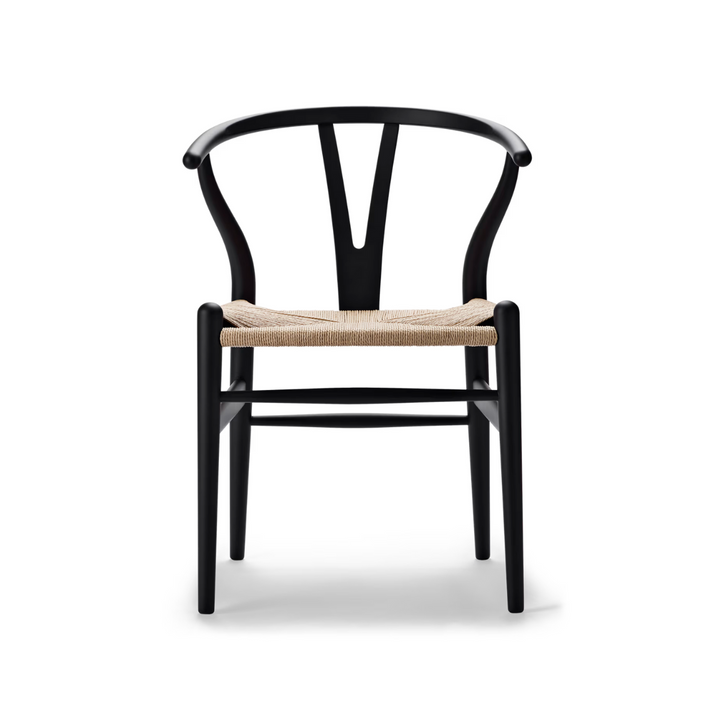 CH24 Y-stol softmalet, naturflet, soft black
