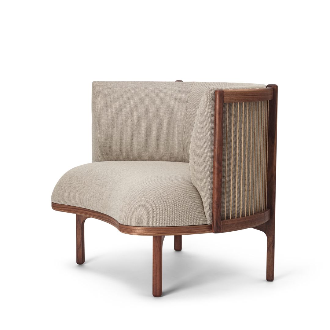 RF1904 sideways loungestol i olieret valnød re-wool 0218