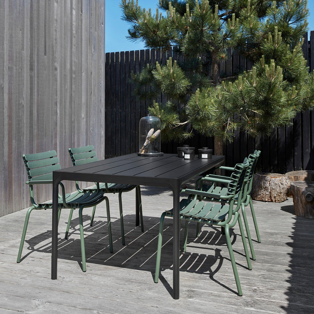 Four havebord i aluminium