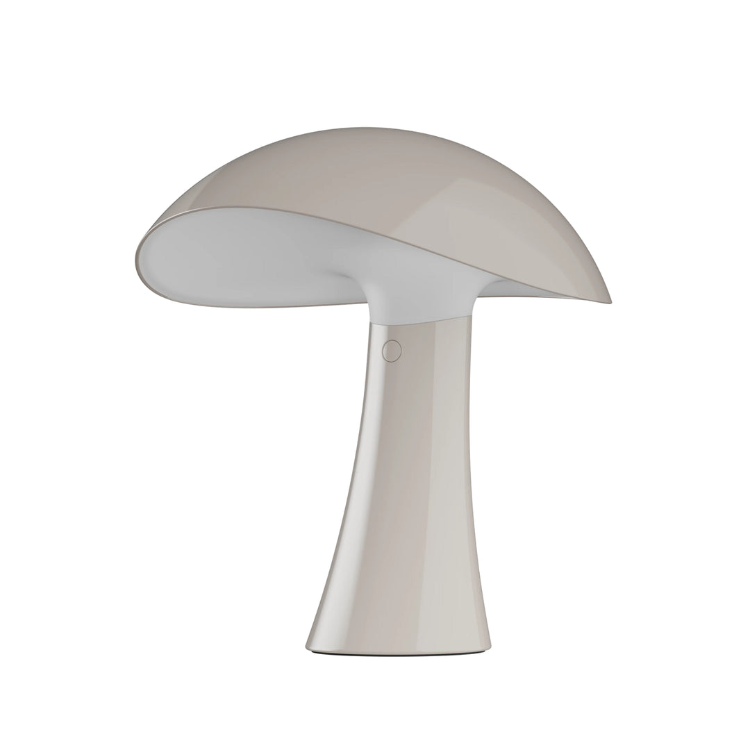 Rumee 220 Portable designet af Gabriel Tan for Louis Poulsen i earth grey slukket