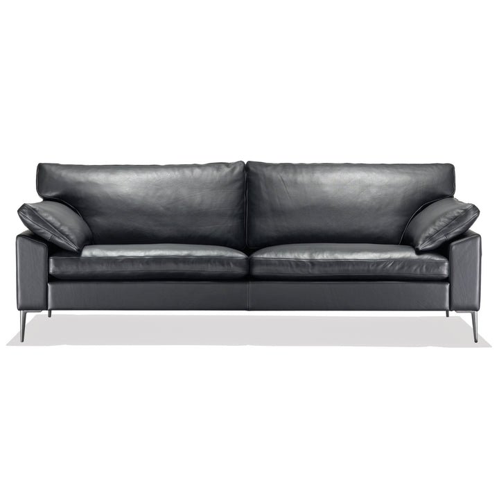 SL329 sofa fra Søren Lund i sort madison læder