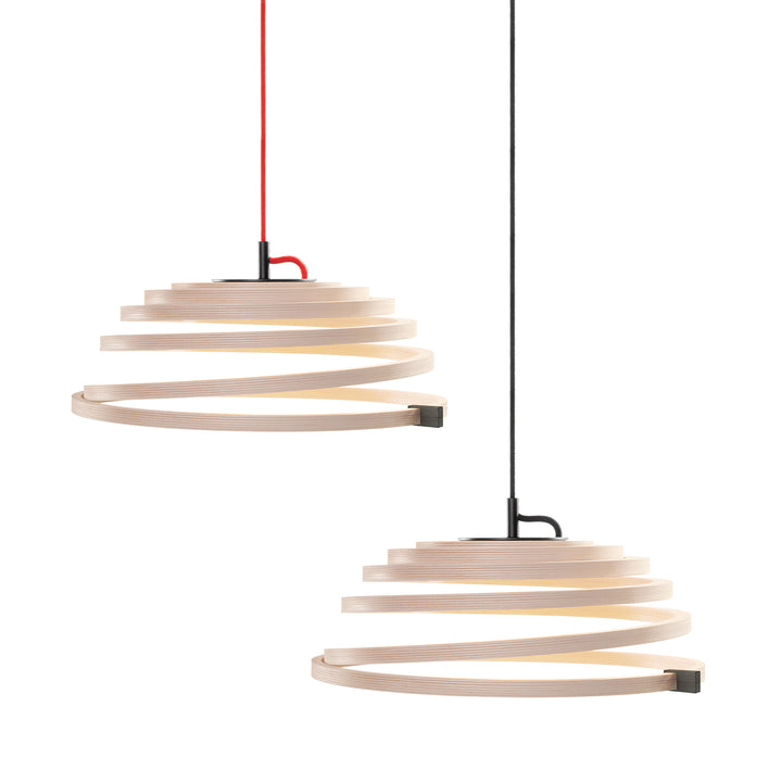 Aspiro 8000 pendel loftslampe fra Secto Design i begge farver