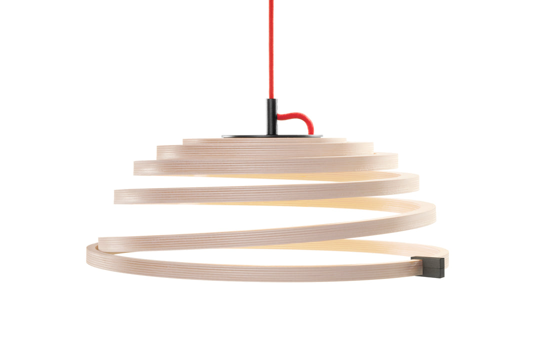 Aspiro 8000 pendel loftslampe fra Secto Design i farven rød