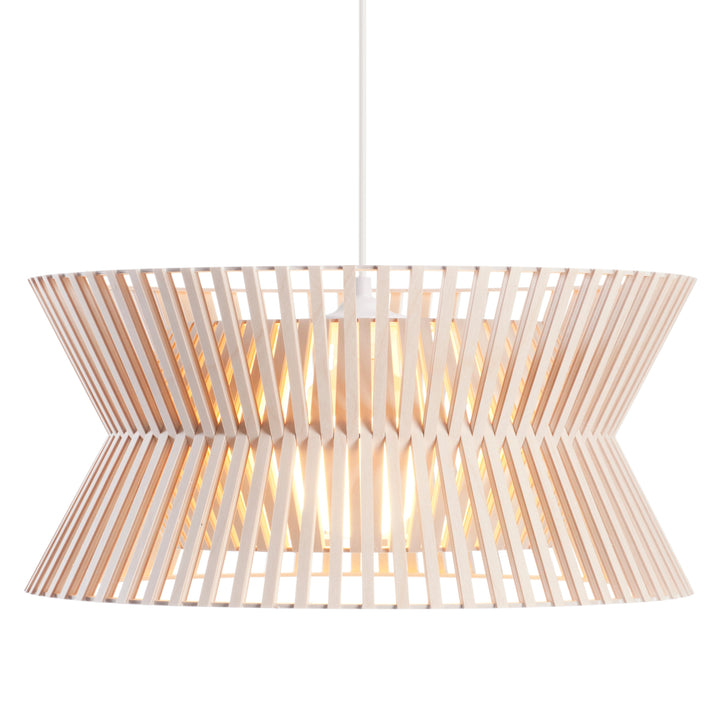 Kontro 6000 pendel loftslampe fra Secto Design i birk